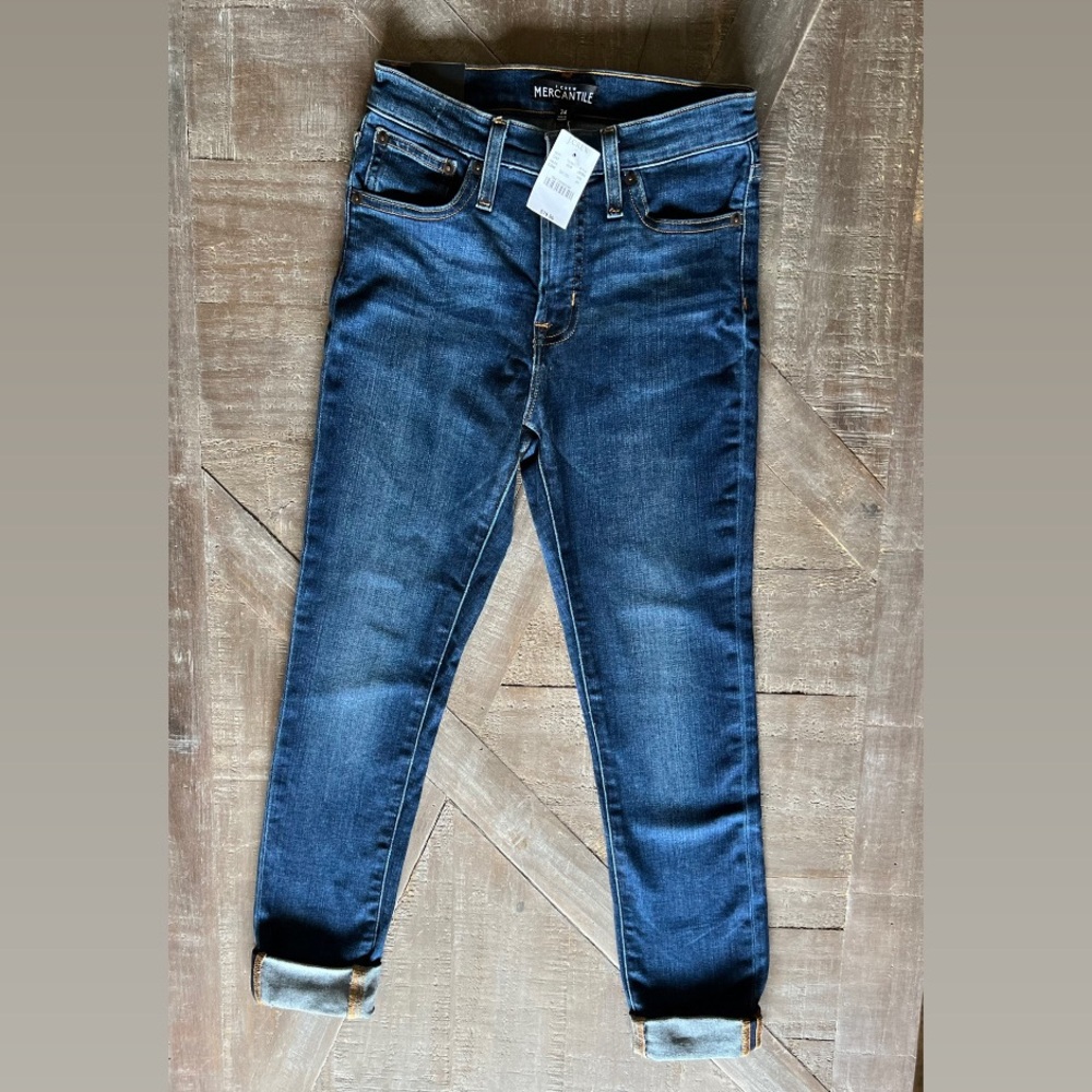 J. Crew Mercantile High Rise Skinny Jeans